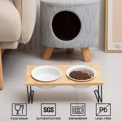 Ceramic Elevated Pet Bowls