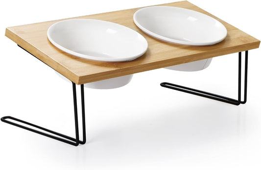 Ceramic Elevated Pet Bowls